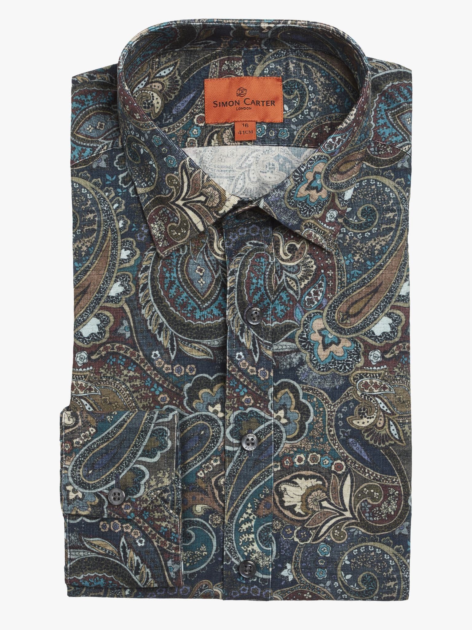 Paisley Cord Shirt – . Paisley Cord Shirt – .