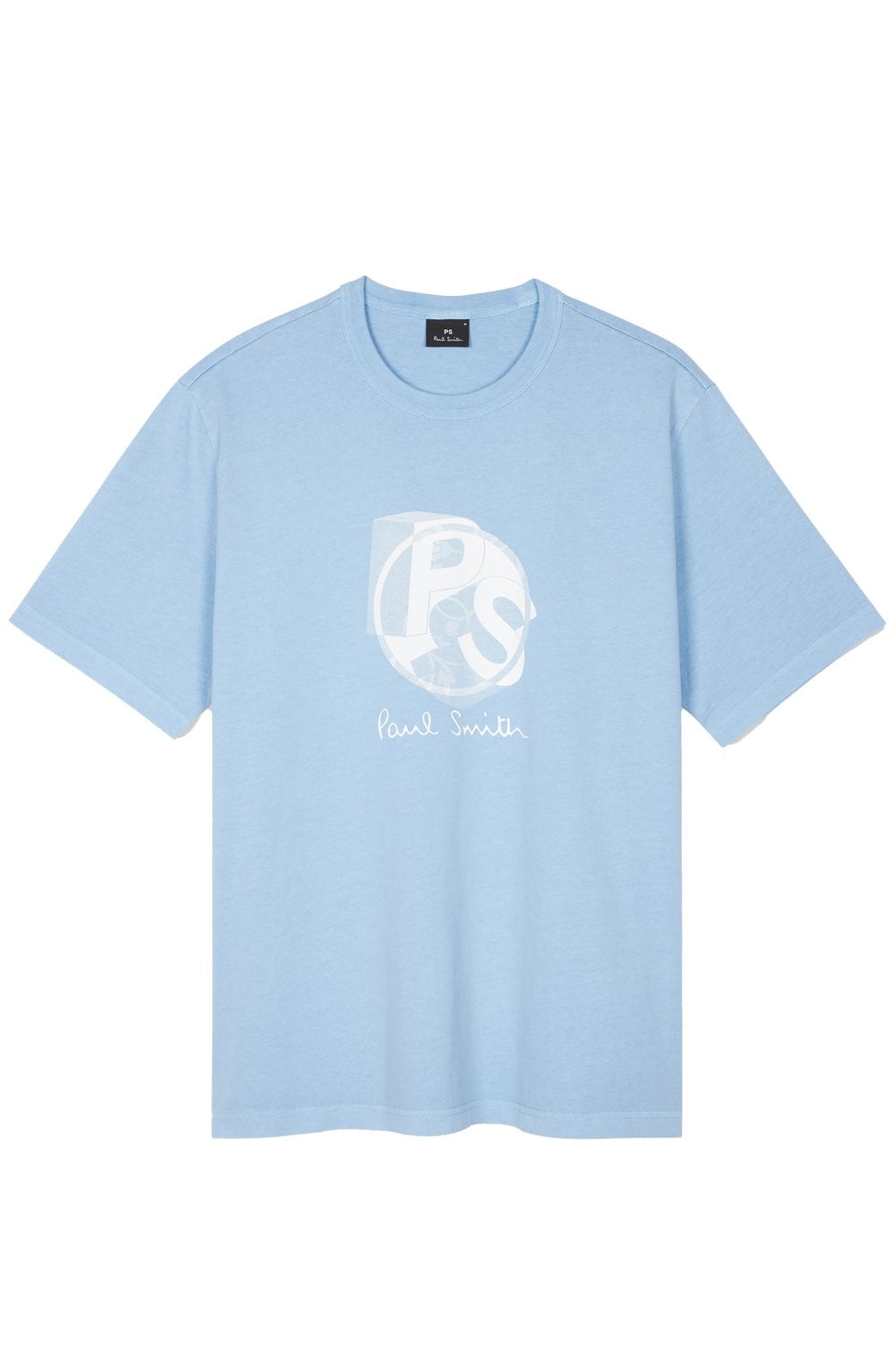 PAUL SMITH PS LOGO COTTON T SHIRT Size: M, colour: BLUE PAUL SMITH PS LOGO COTTON T SHIRT Size: M, colour: BLUE
