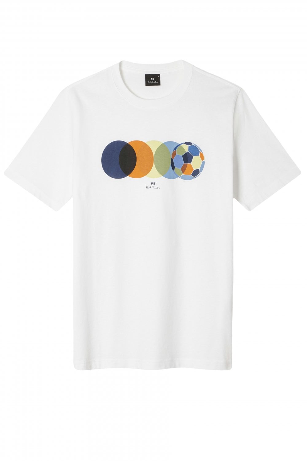 PAUL SMITH PS REGULAR FIT FOOTBALL T SHIRT Size: XX, colour: WHITE