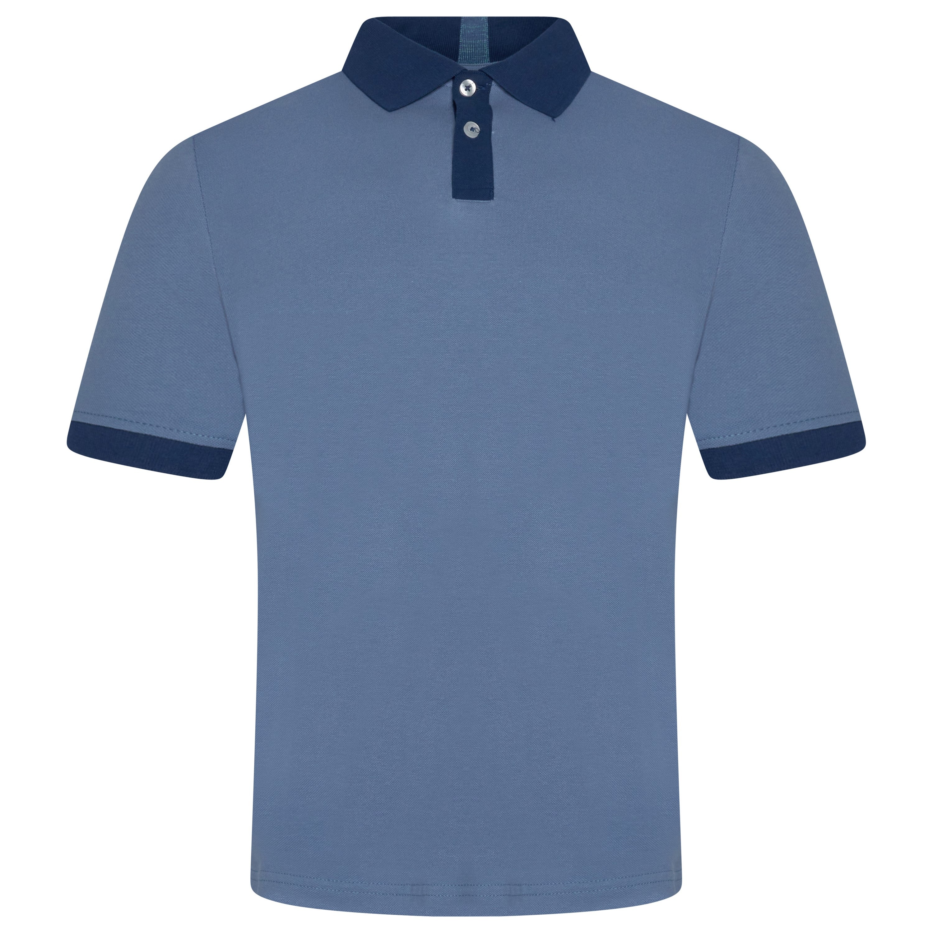 Evryone Contrast Collar Polo Shirt – S Quiet Harbour