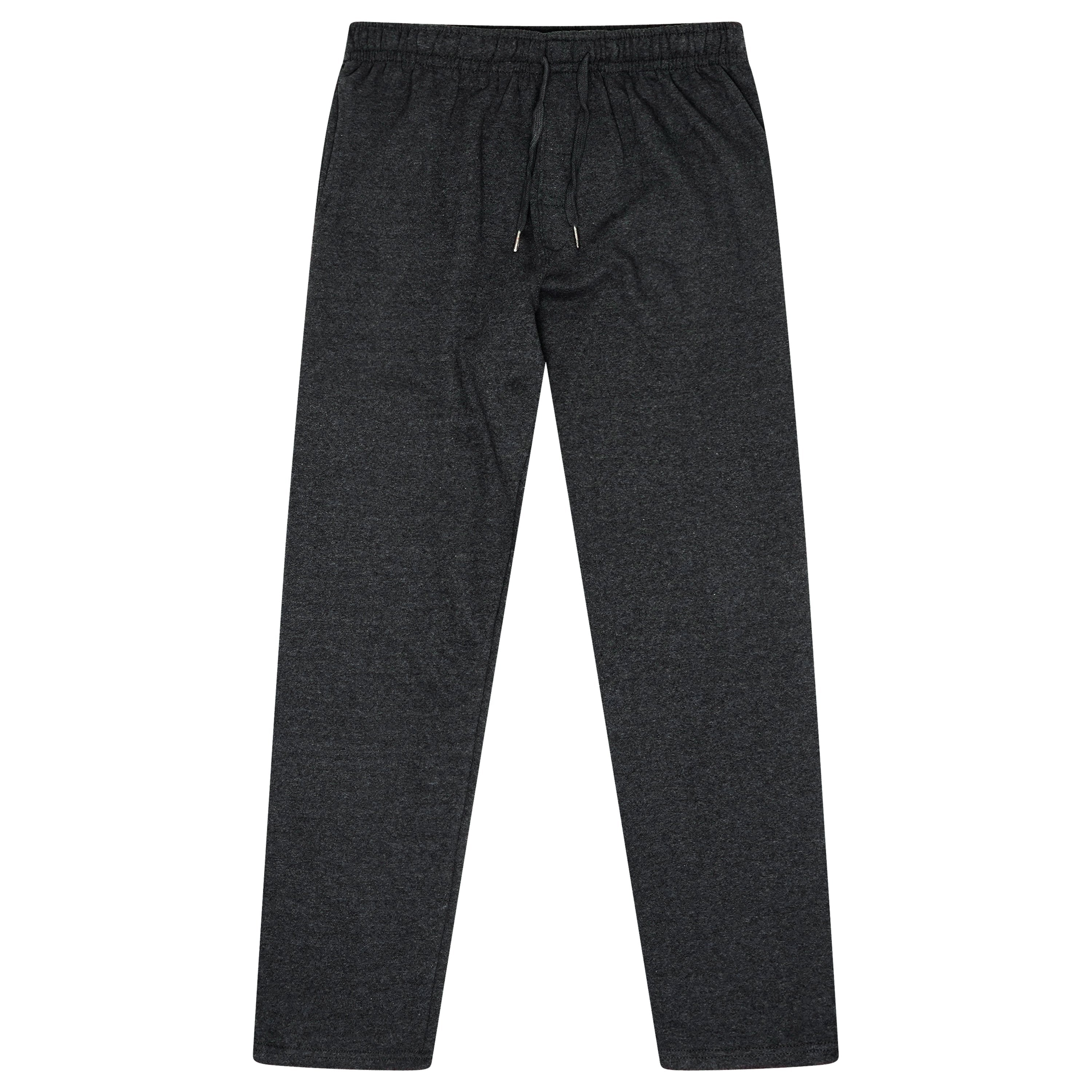 ButtonFresh Classic Open Hem Joggers – M Charcoal Marl