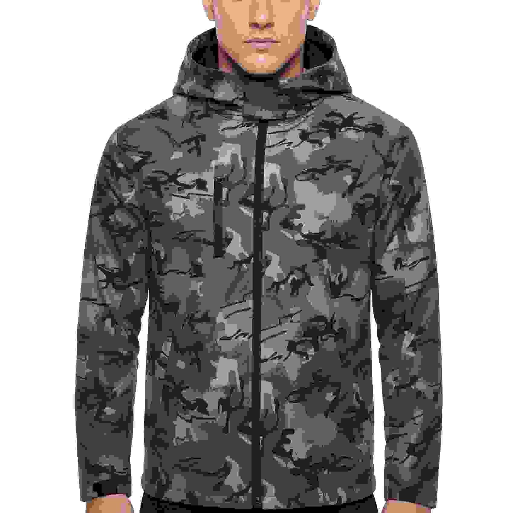 Result Camo TX Performance Hooded Softshell Jacket – M Charcoal Camo Result Camo TX Performance Hooded Softshell Jacket – M Charcoal Camo
