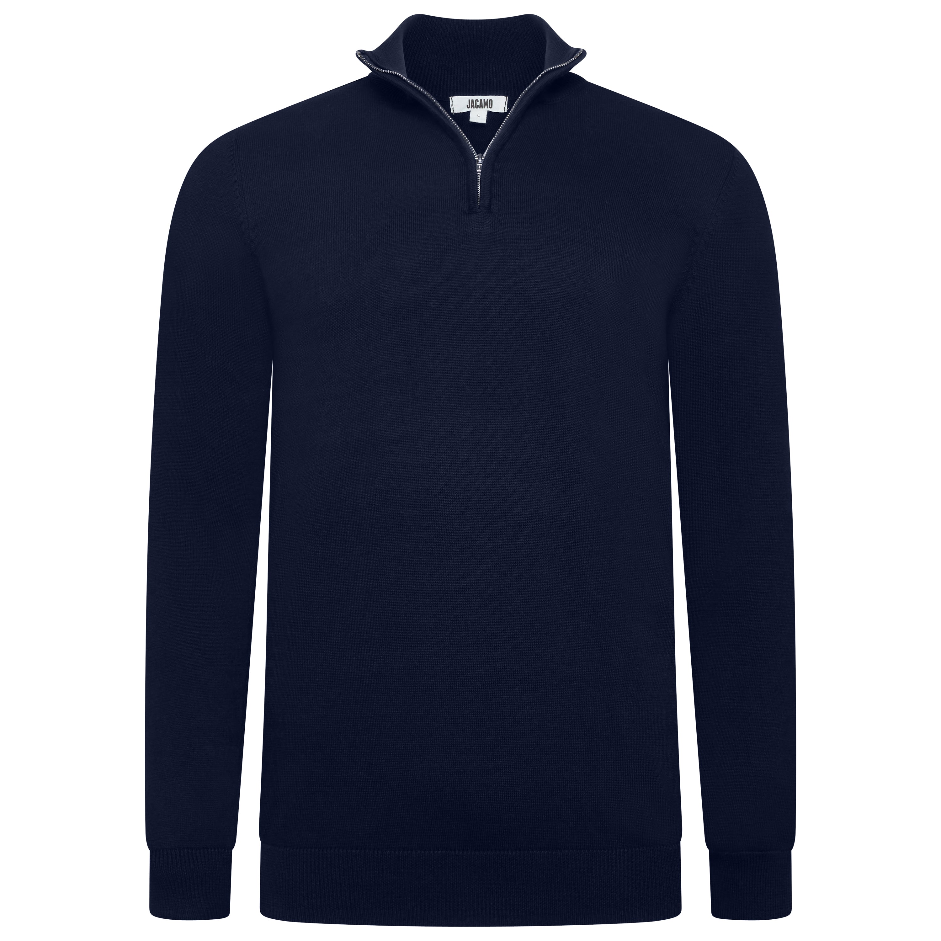 Jacamo Quarter Zip Jumper – Navy Blue