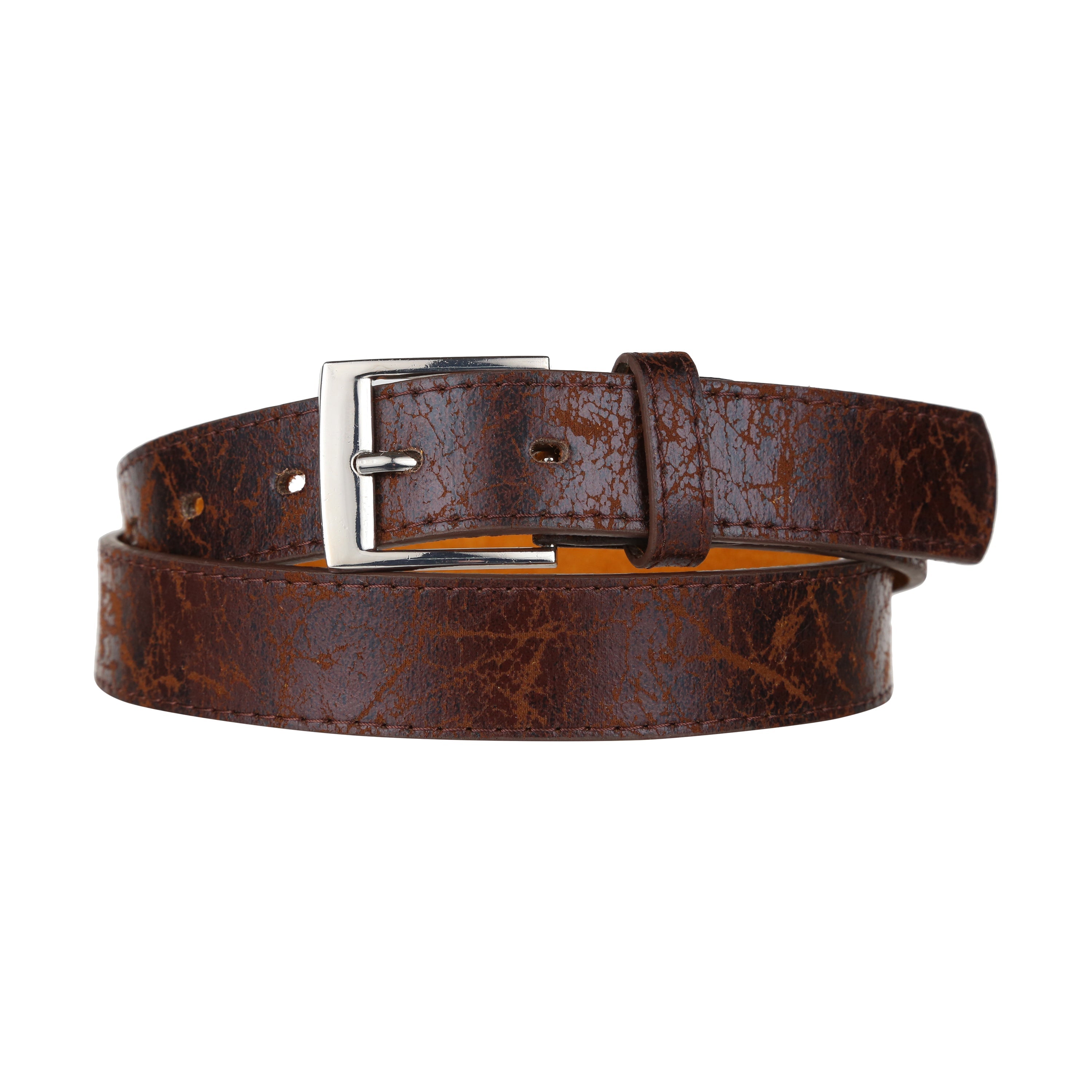 Forest ” Wide Antique Design Bonded Leather Belt – L – to ” Waist Brown Forest ” Wide Antique Design Bonded Leather Belt – L – to ” Waist Brown