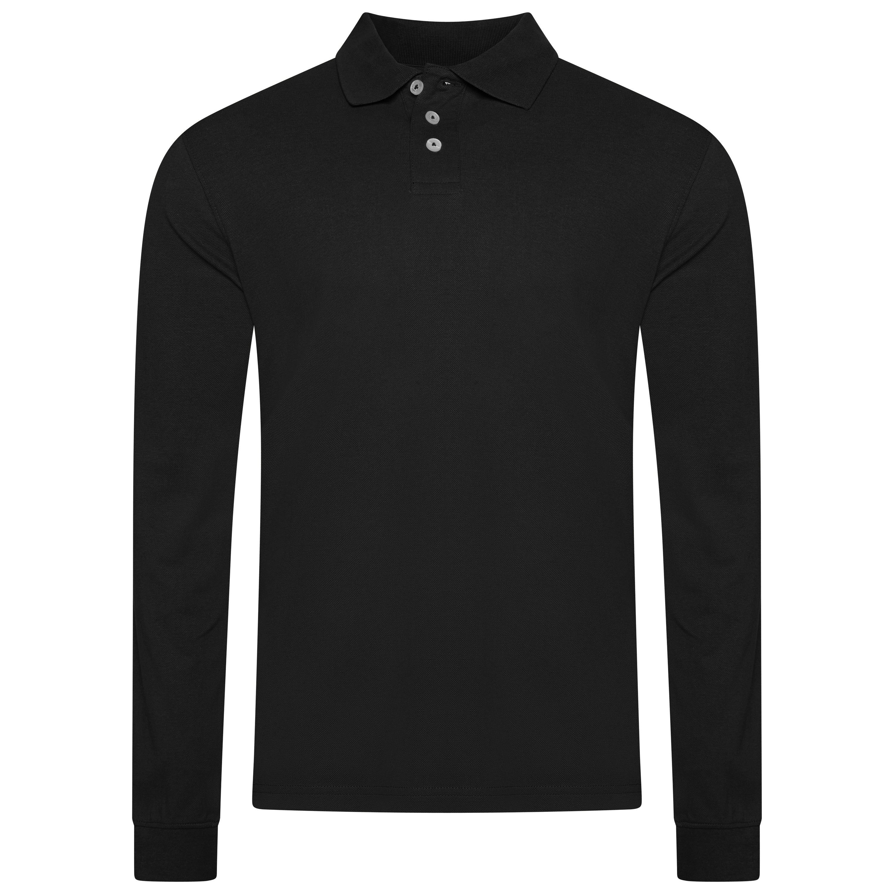Evryone Long Sleeve Polo Shirt – L Dark Heather Evryone Long Sleeve Polo Shirt – L Dark Heather