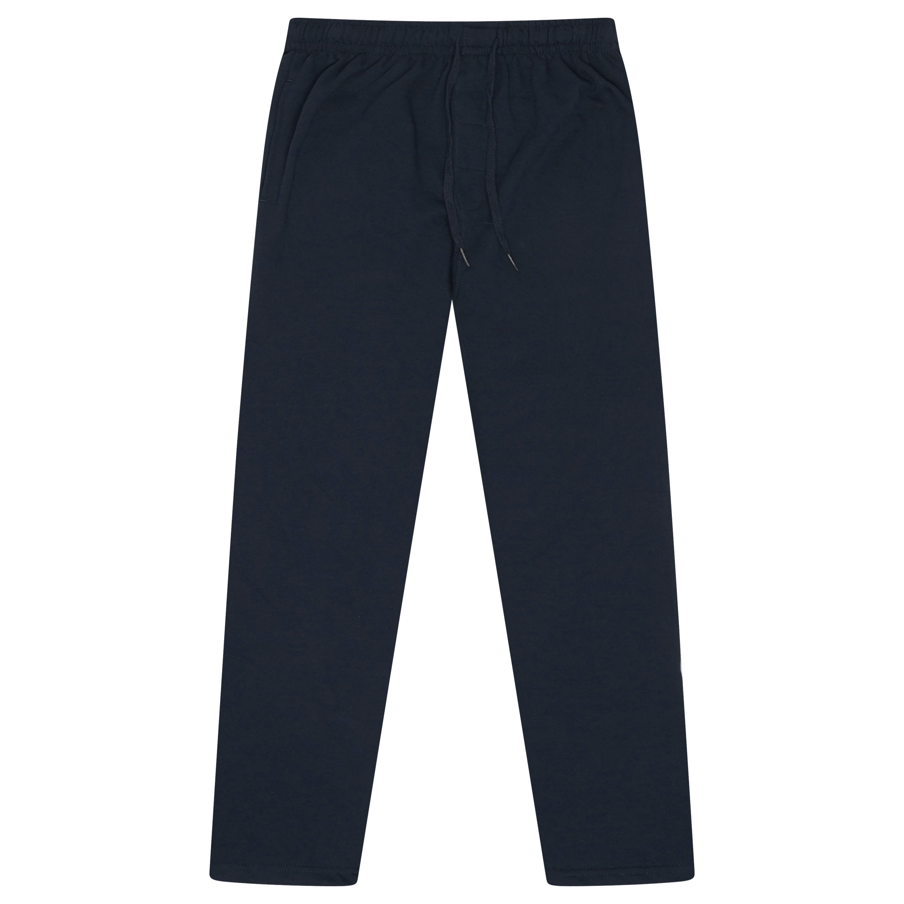 ButtonFresh Classic Open Hem Joggers – Navy Blue