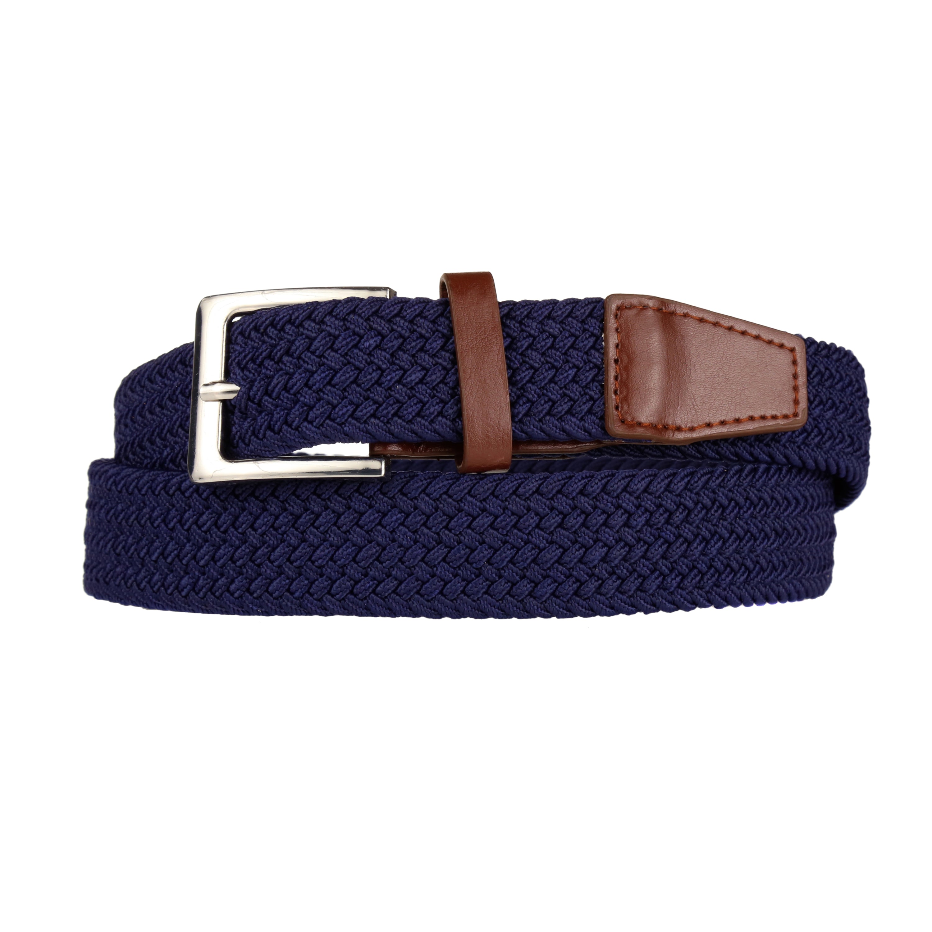 Stretchy™ .” Wide Elasticated Belt – M L Navy Blue