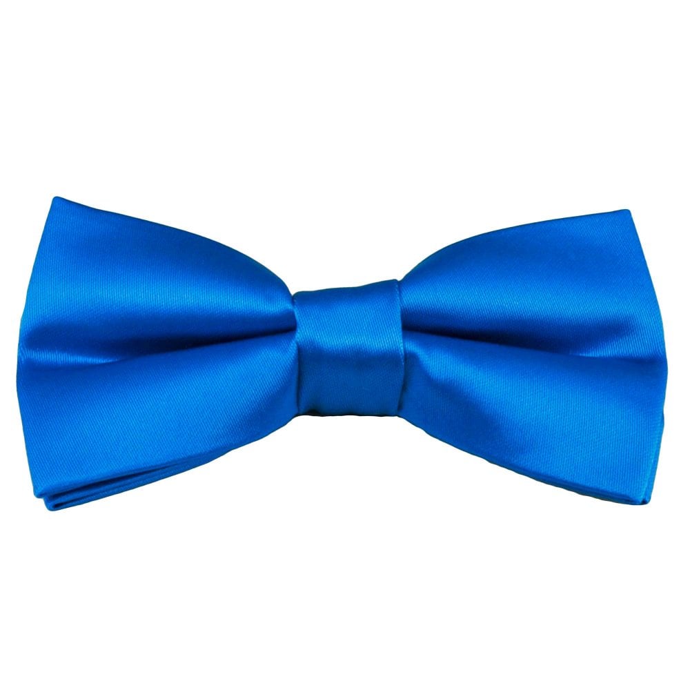 Plain Electric Blue Men's Bow Tie Plain Electric Blue Men's Bow Tie