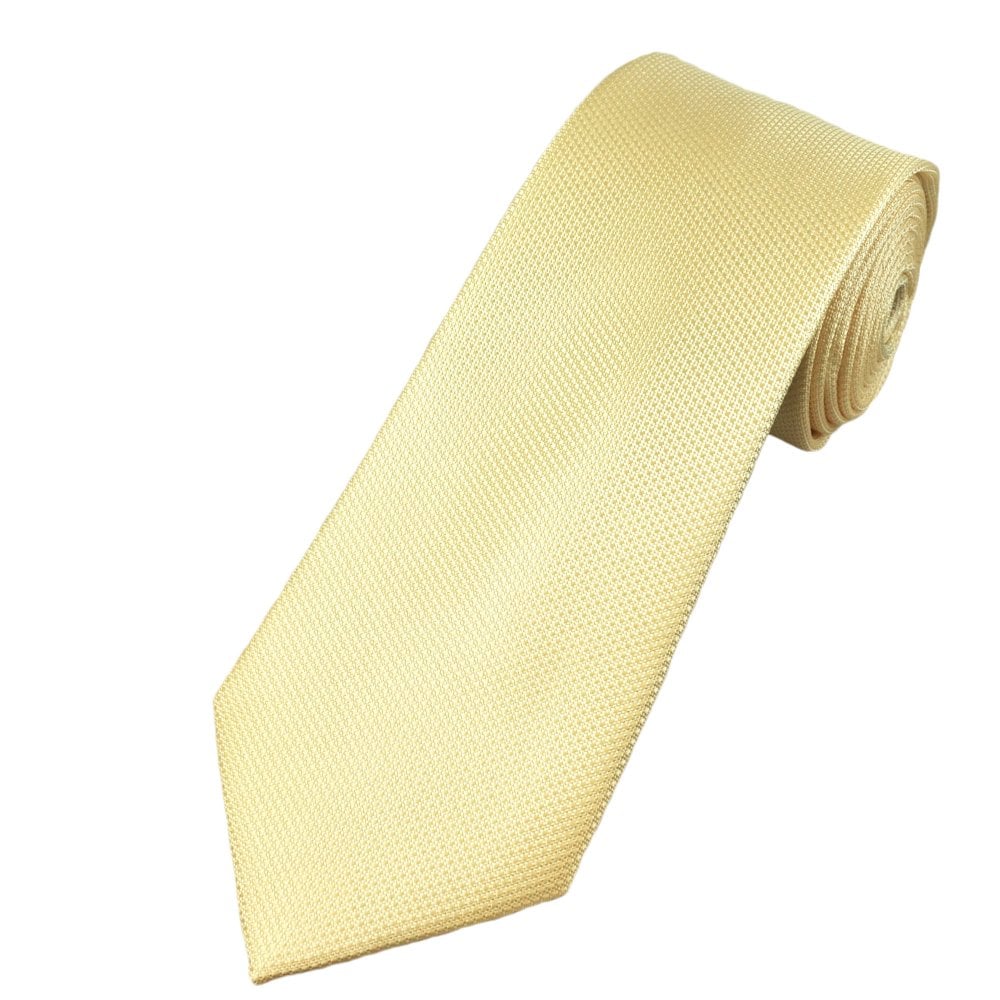 Plain Lemon Textured Men's Tie Plain Lemon Textured Men's Tie
