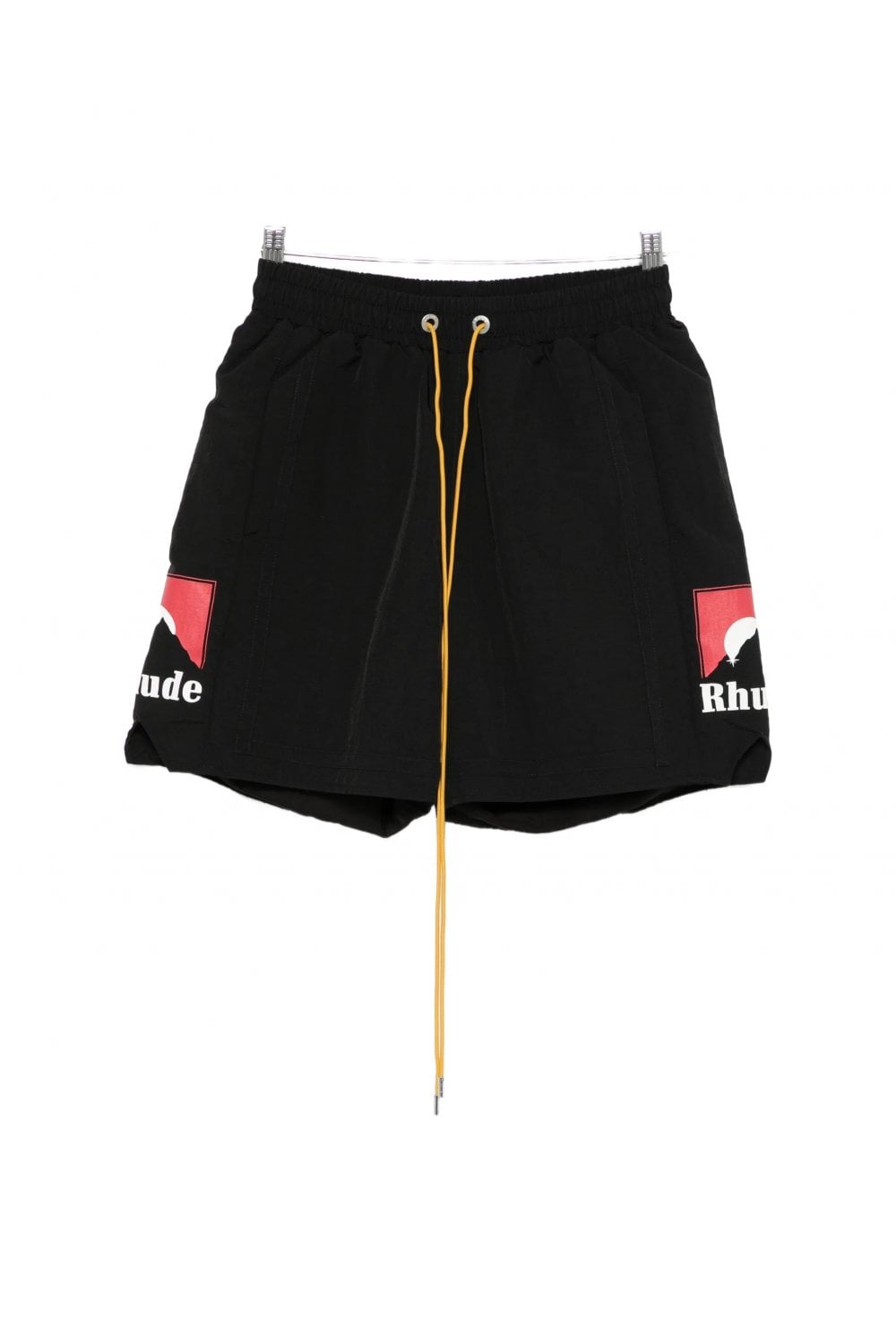 RHUDE MOONLIGHT LOGO SHORTS Size: , colour: BLACK