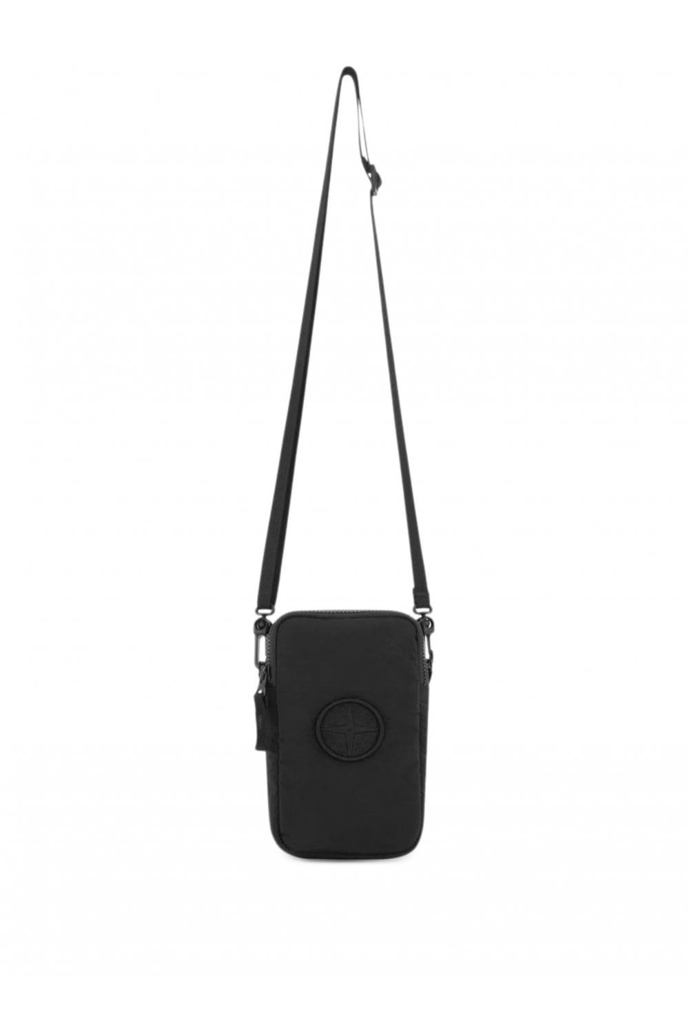 STONE ISLAND JUNIOR KIDS BELT BAG Size: OS, colour: BLACK