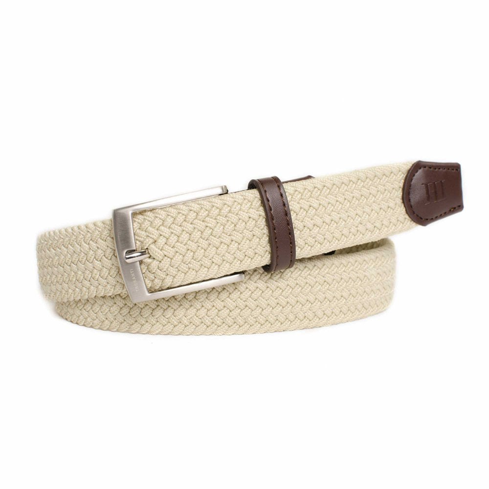 Tresanti Erling Ivory Men's Braided Belt "-" Waist Size: Waist: " – "