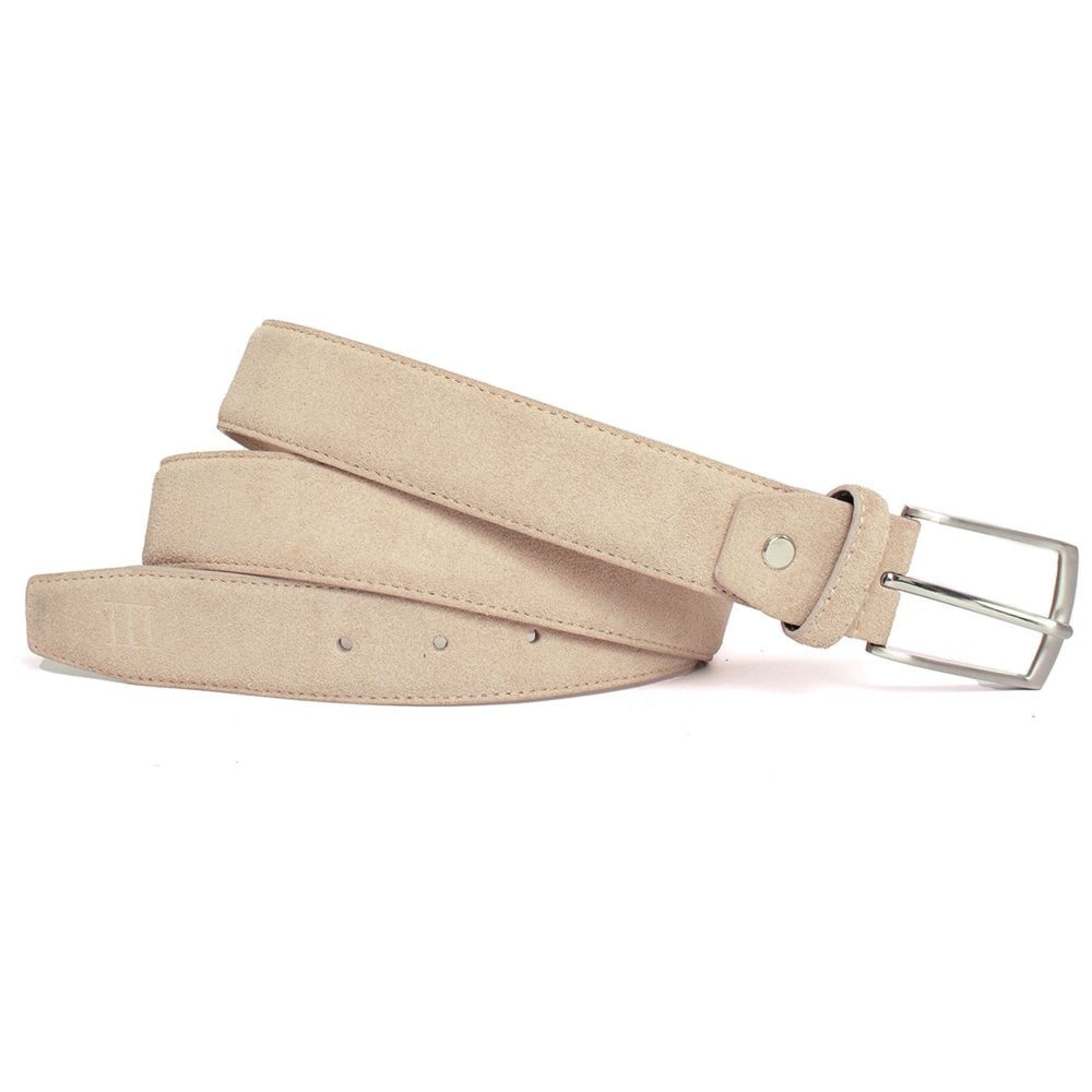 Tresanti Esra Sand Beige Men's Suede Belt "-" Waist Size: Waist: " – "