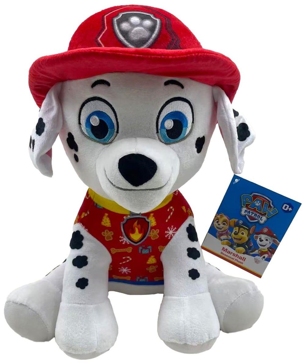 PAW Patrol Marshall Sitting Plush with Printed Seasonal Jumper