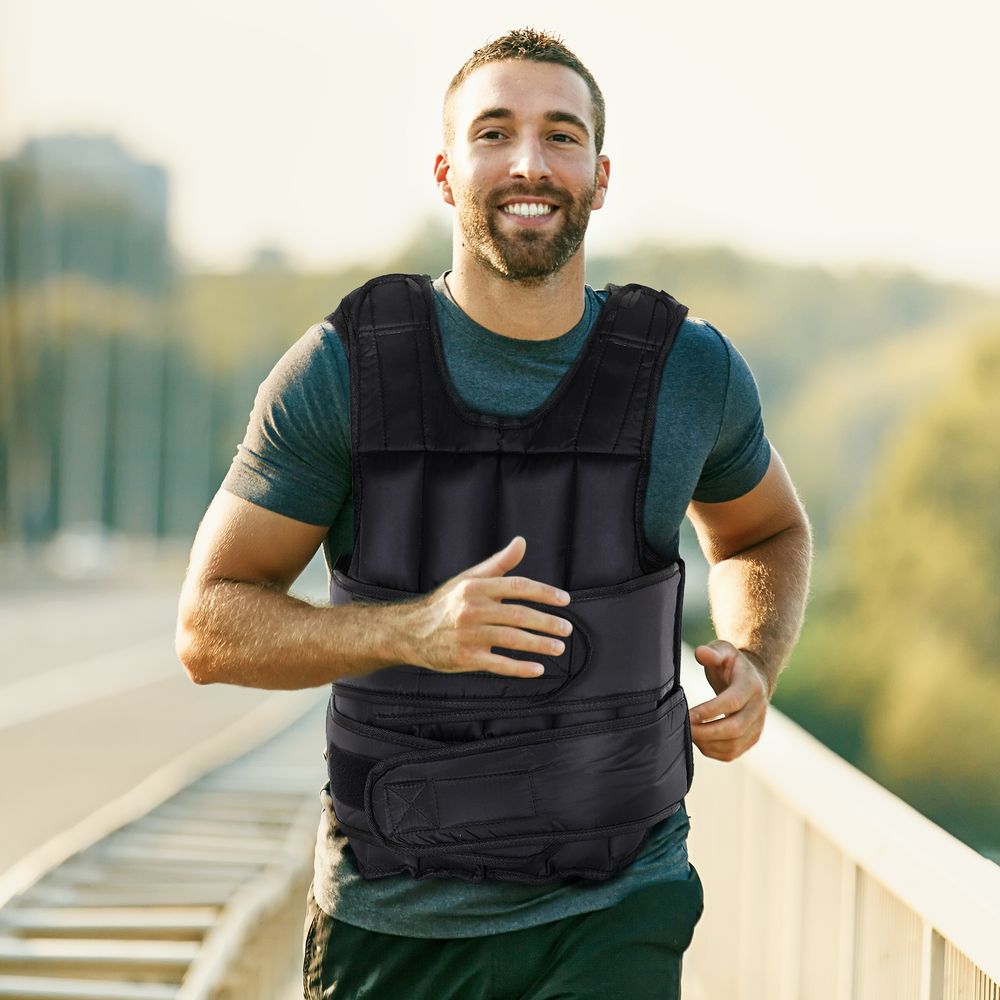KG Adjustable Weight Vest for Running, Gym Training & Weight Loss – High Quality HOMCOM