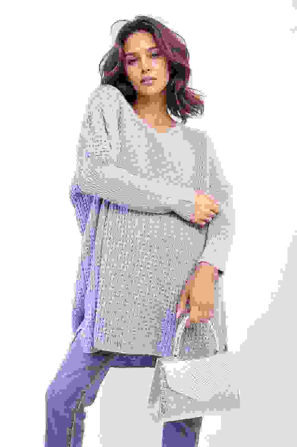 Rebecca Oversized Chunky Knitted Jumper – SM Turquoise