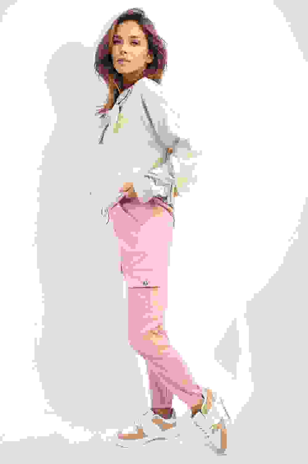 Ultimate Comfort & Style: Janelle Drawstring Cargo Joggers – SM Pink Ultimate Comfort & Style: Janelle Drawstring Cargo Joggers – SM Pink