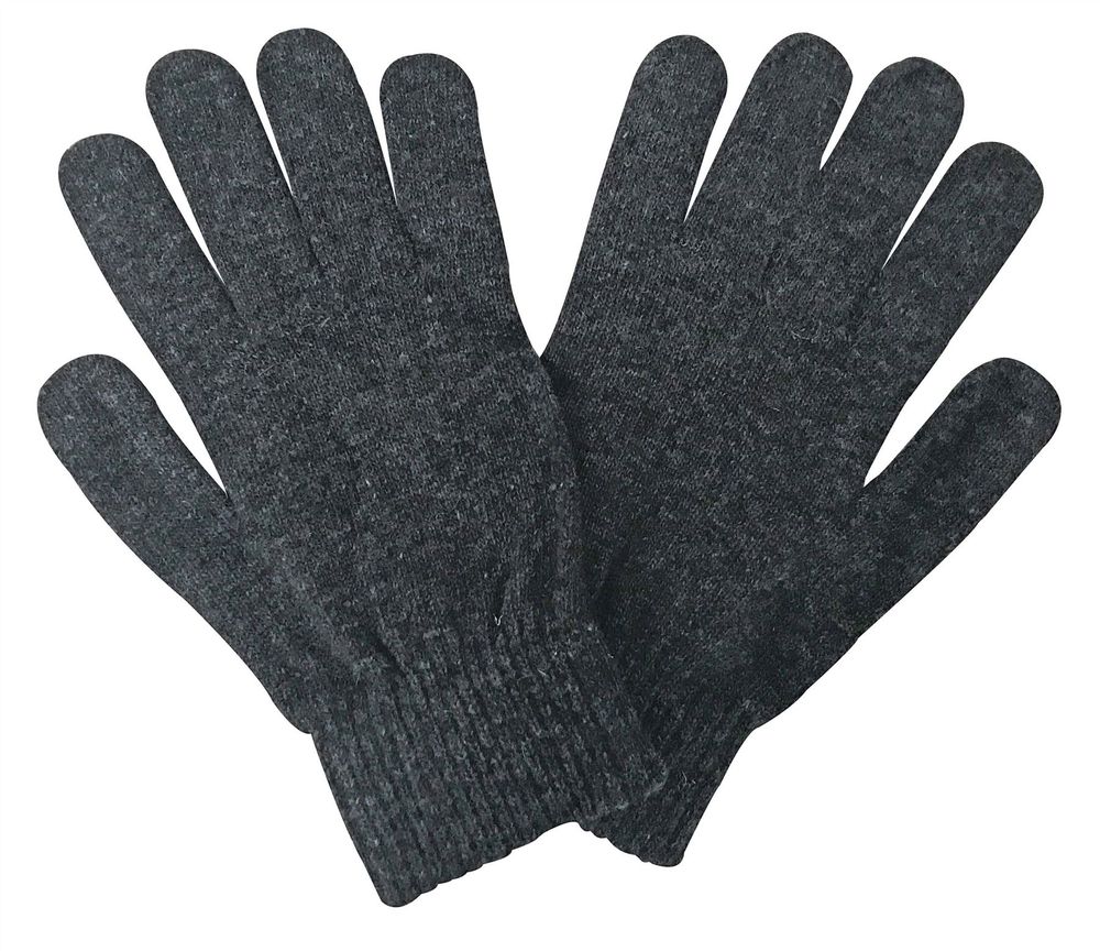 Mens Wool Magic Gloves – One Size Grey Mens Wool Magic Gloves – One Size Grey