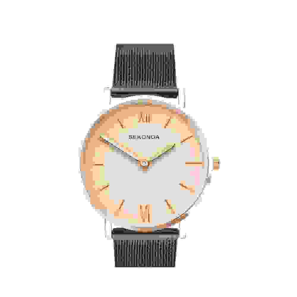 Stylish Sekonda Ladies RoseGold Mesh Strap Bracelet Watch – High Quality & Fashionable Design