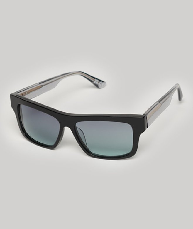 Superdry & Co Men’s Brand Detail SDR Alda Sunglasses, Black