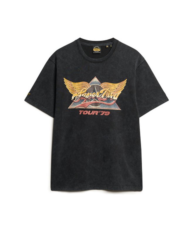 Superdry & Co Men’s s Rock Graphic Band shirt Black Jet Black – Size: Superdry & Co Men’s s Rock Graphic Band shirt Black Jet Black – Size: