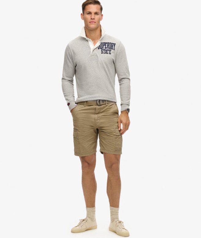 Superdry & Co Men’s Heavy Cargo Shorts Beige Dress Beige – Size: Superdry & Co Men’s Heavy Cargo Shorts Beige Dress Beige – Size: