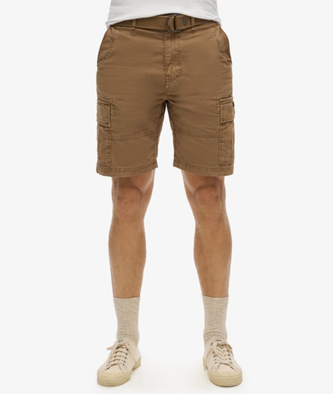 Superdry & Co Men’s Heavy Cargo Shorts Brown Deep Brown – Size: