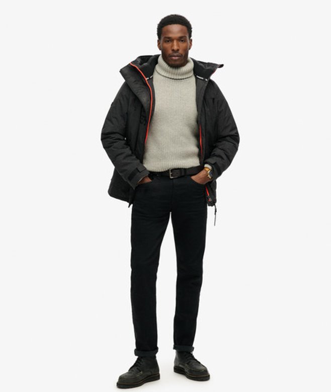 Superdry & Co Men’s Ripstop Ultimate Windbreaker Jacket Black – Size: Superdry & Co Men’s Ripstop Ultimate Windbreaker Jacket Black – Size: