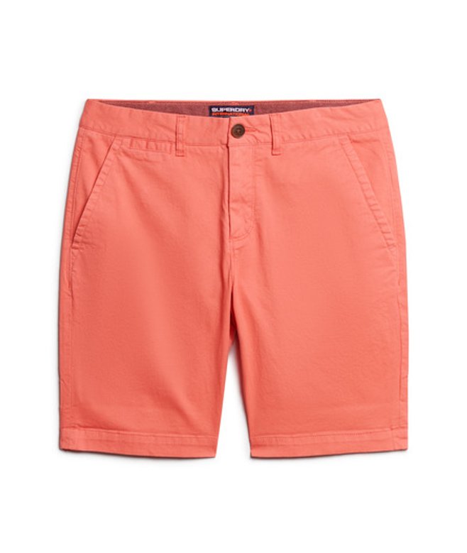 Superdry & Co Men’s Mens Classic Vintage Chino Shorts, Pink, Size:
