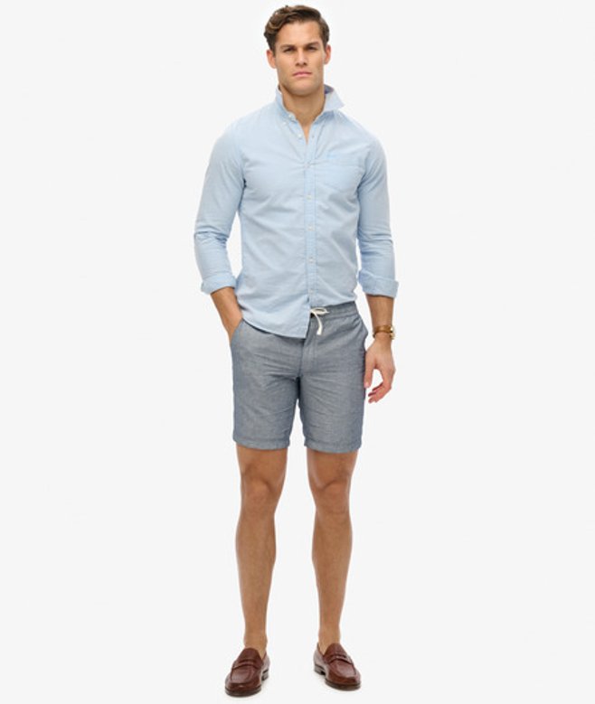 Superdry & Co Men’s The Merchant Store- Linen Shorts Navy Navy Stripe – Size: Xxl Superdry & Co Men’s The Merchant Store- Linen Shorts Navy Navy Stripe – Size: Xxl