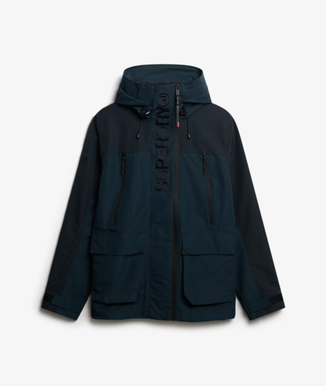 Superdry & Co Men’s Colour Block Windbreaker Jacket Navy Blue Graphite – Size: Superdry & Co Men’s Colour Block Windbreaker Jacket Navy Blue Graphite – Size: