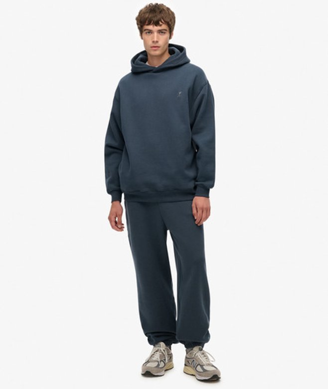 Superdry & Co Men’s Oversized Joggers Blue Blueberry Navy – Size: Superdry & Co Men’s Oversized Joggers Blue Blueberry Navy – Size: