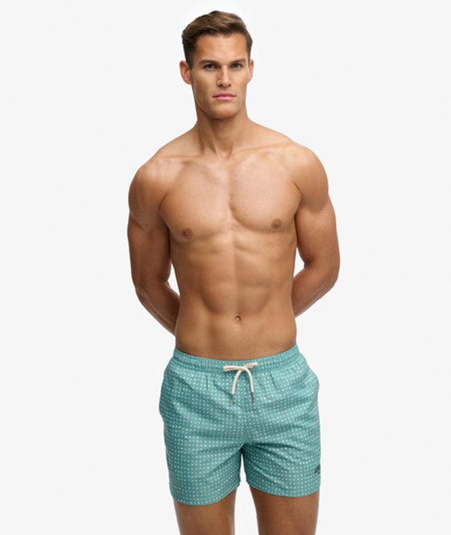 Superdry & Co Men’s Premium Printed – Swim Shorts Green Mini Flora Green – Size: Superdry & Co Men’s Premium Printed – Swim Shorts Green Mini Flora Green – Size: