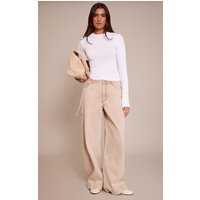 Stone Relaxed Mid Rise Seam Detail Wide Leg Jeans Stone Relaxed Mid Rise Seam Detail Wide Leg Jeans