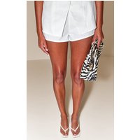White Toe Thong Square Toe Heeled Sandals White Toe Thong Square Toe Heeled Sandals