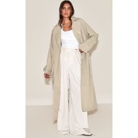 Beige Batwing Trench Coat Beige Batwing Trench Coat
