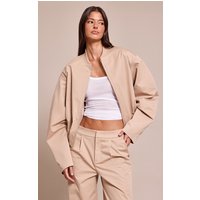 Stone Pleated Bomber Jacket, Stonework Stone Pleated Bomber Jacket, Stonework