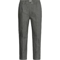 Herringbone Trousers with pleats Casual Friday Marc