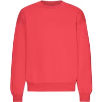 Oversized crewneck sweatshirt Colorful Standard Organic Red Tangerine