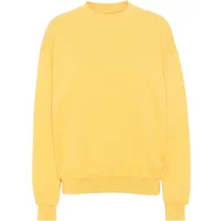 Sweatshirt Crewneck Colorful Standard Organic oversized lemon yellow