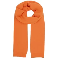 woolen scarf Colorful Standard Merino burned orange