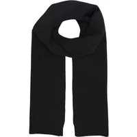 woolen scarf Colorful Standard Merino deep black