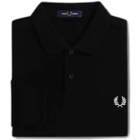 Long sleeve polo shirt Fred Perry Plain