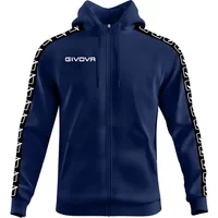 Sweatshirt full zip hoodie for kids Givova Sweatshirt full zip hoodie for kids Givova