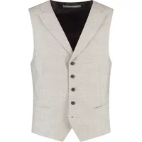 Suit vest Michael Kors Linen Blend Check