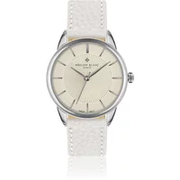 Leather watch Philipp Blanc Silver Leather watch Philipp Blanc Silver