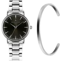 Watch and bracelet in silver Philipp Blanc Vernier