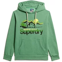 Hooded sweatshirt with pattern Superdry Great Outdoors