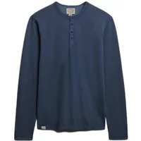 Long-sleeve shirt with a henley collar Superdry Jersey