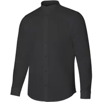 Long Sleeve Mandarin Collar Shirt Velilla